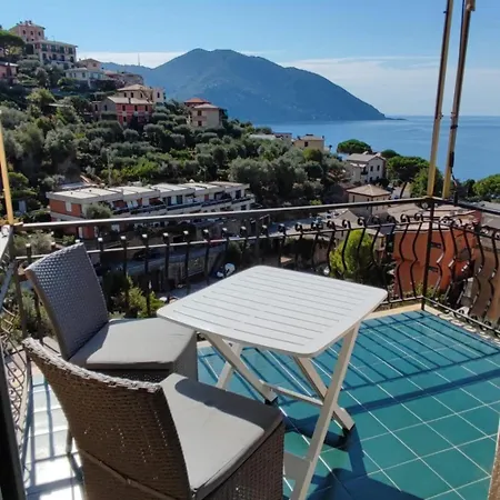 Lägenhet Window With View On Portofino Peak And Camogli *